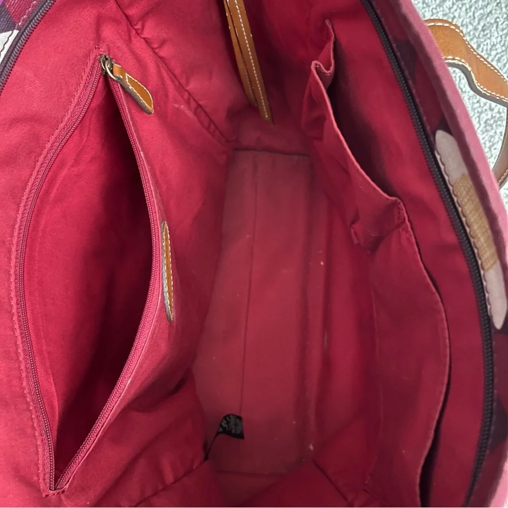 Fossil Waxed Canvas Bag